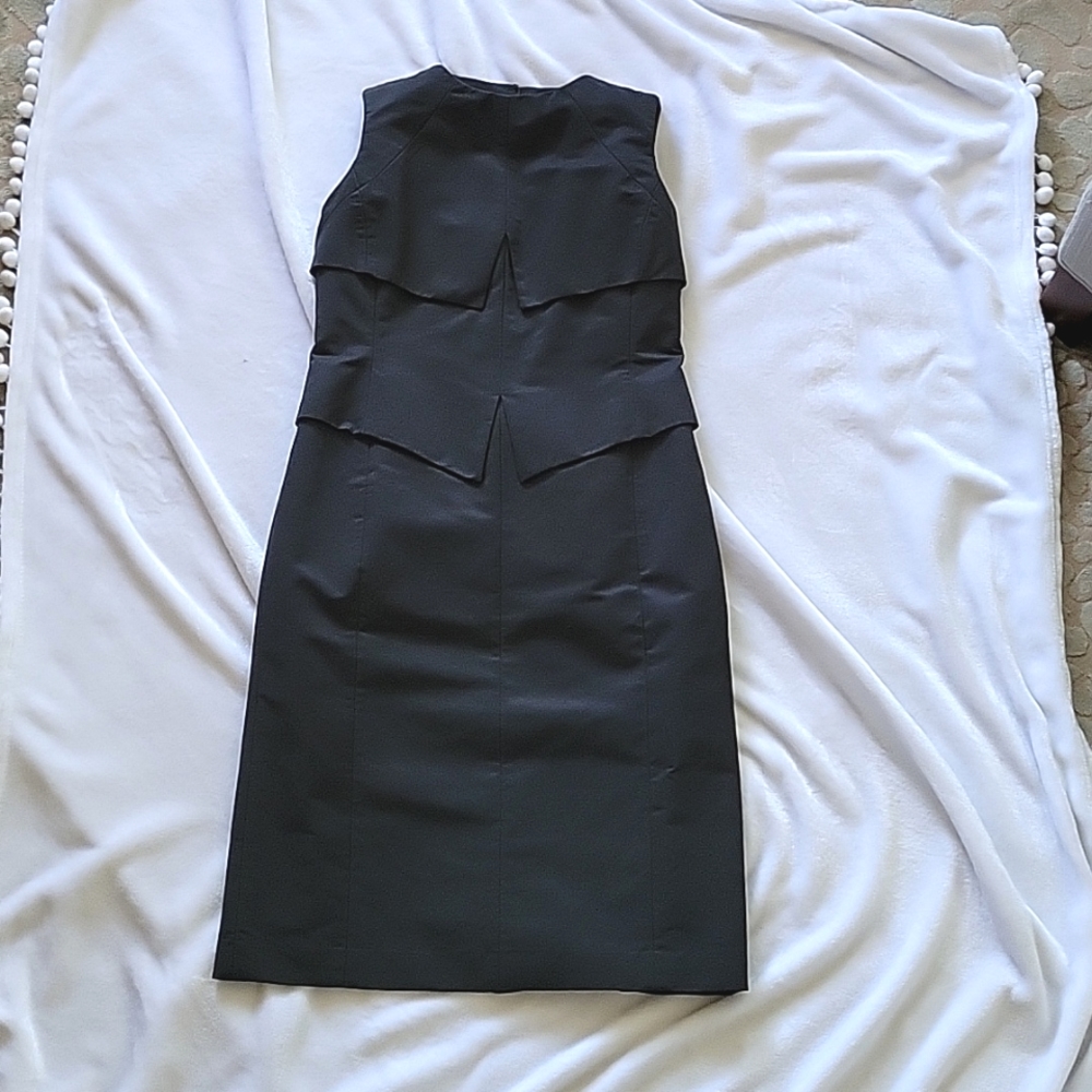 Banana Republic Black Fitted Pencil Dress semi-formal
